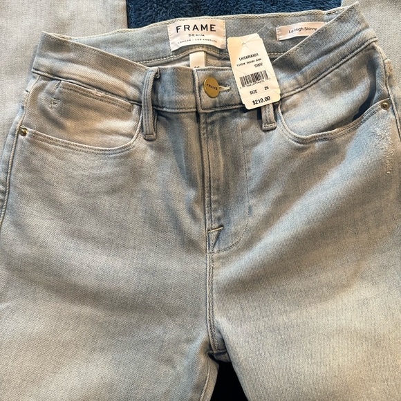 FRAME Le high Skinny Raw Hem - Picture 4 of 5